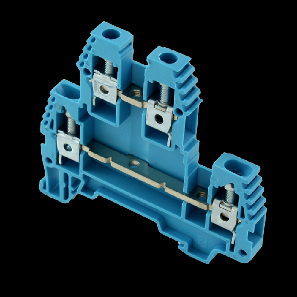 SCREW CLAMP TERM.4MM BLUE<span class=' ItemWarning' style='display:block;'>Item is usually in stock, but we&#39;ll be in touch if there&#39;s a problem<br /></span>