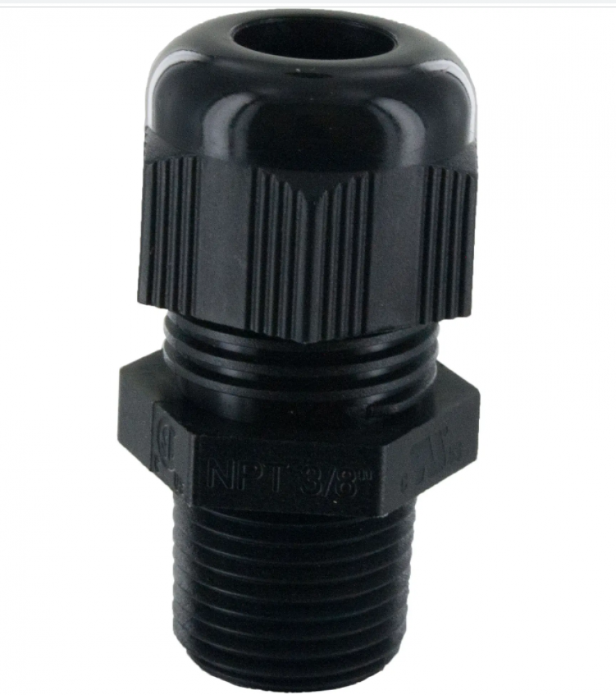 DOME CONN 3/8Inch NPT .12-.28Inch BLACK<span class=' ItemWarning' style='display:block;'>Item is usually in stock, but we&#39;ll be in touch if there&#39;s a problem<br /></span>