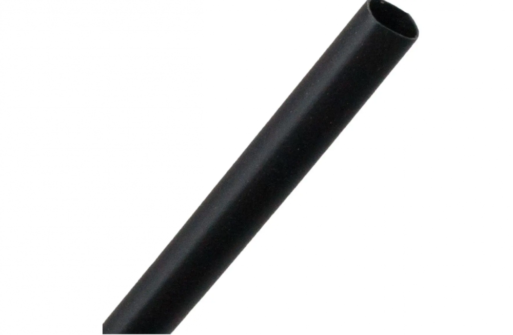 HEAT SHRINK THIN-WALL BLACK 1/8InchID x 4FT<span class=' ItemWarning' style='display:block;'>Item is usually in stock, but we&#39;ll be in touch if there&#39;s a problem<br /></span>