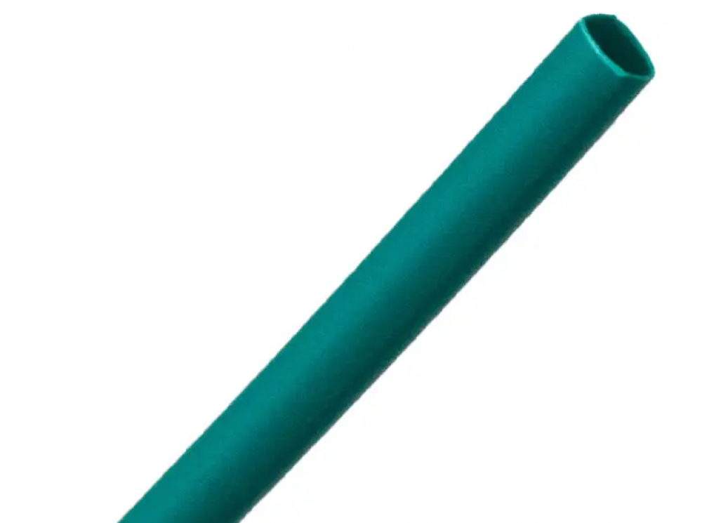 HEAT SHRINK THIN-WALL GREEN 3/8InchID X 4FT<span class=' ItemWarning' style='display:block;'>Item is usually in stock, but we&#39;ll be in touch if there&#39;s a problem<br /></span>