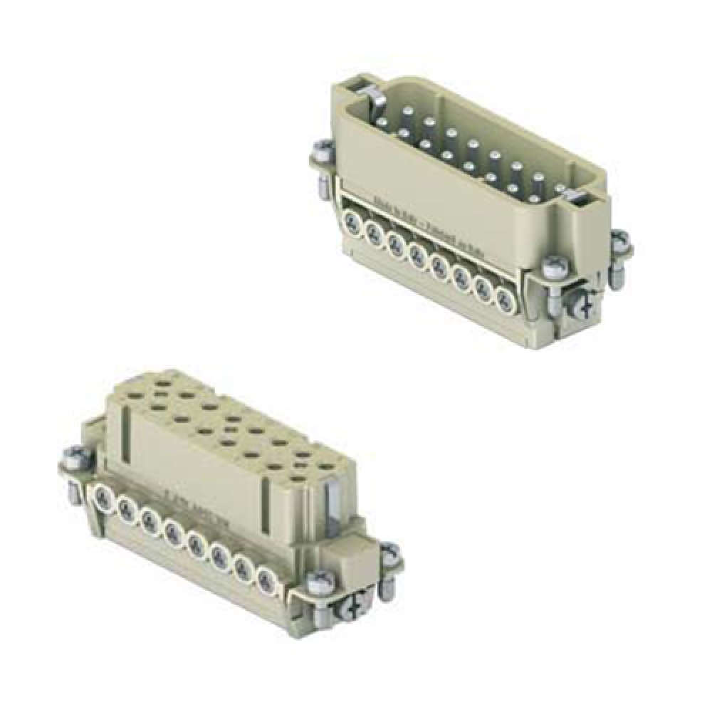 MALE INSERT - 6P+36P+Ground  40A MAX - 600V+10A MAX - 600V  CRIMP TERMINATION<span class=' ItemWarning' style='display:block;'>Item is usually in stock, but we&#39;ll be in touch if there&#39;s a problem<br /></span>