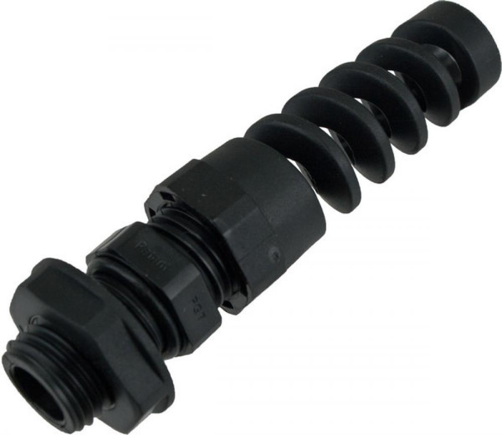 FLEX CONN Pg7  .11-.26in  BLACK c/w O-ring and locknut<span class=' ItemWarning' style='display:block;'>Item is usually in stock, but we&#39;ll be in touch if there&#39;s a problem<br /></span>