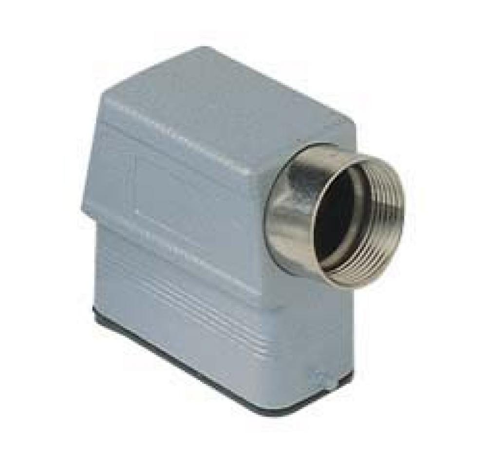 HOOD - 10P+Ground    TWO PEGS  SIDE ENTRY  HIGH CONSTRUCTION  CABLE GLAND PG 21<span class=' ItemWarning' style='display:block;'>Item is usually in stock, but we&#39;ll be in touch if there&#39;s a problem<br /></span>