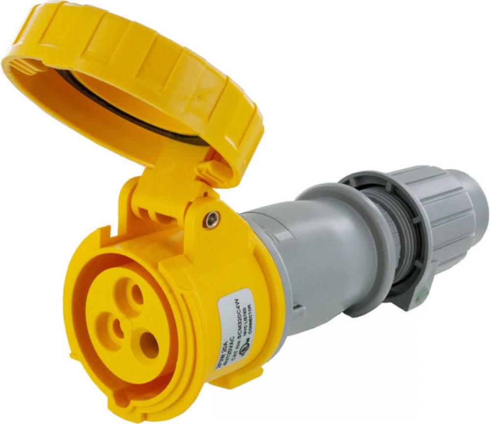 IP67 CONNECTOR 20A  125VAC  2P 3W  WATERTIGHT<span class=' ItemWarning' style='display:block;'>Item is usually in stock, but we&#39;ll be in touch if there&#39;s a problem<br /></span>