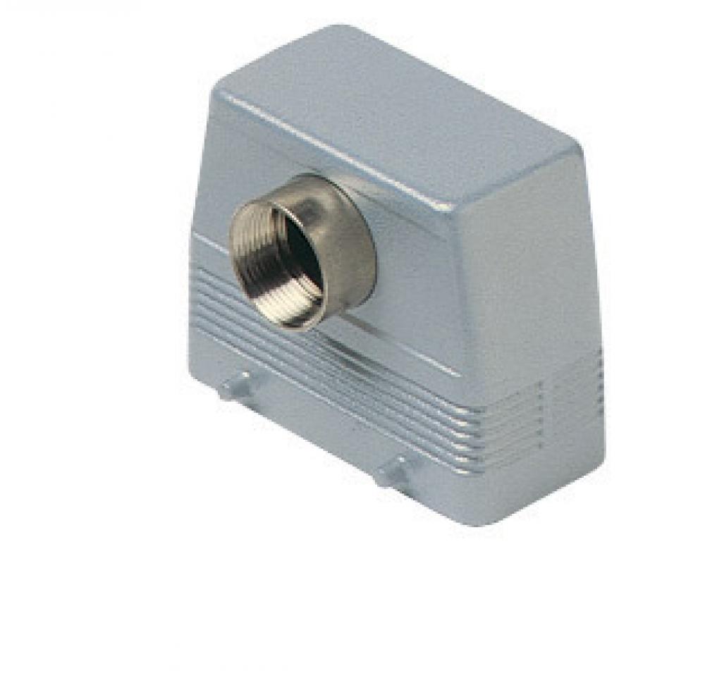 HOOD - 16P+Ground    FOUR PEGS  FRONT ENTRY  HIGH CONSTRUCTION  CABLE GLAND PG 21<span class=' ItemWarning' style='display:block;'>Item is usually in stock, but we&#39;ll be in touch if there&#39;s a problem<br /></span>