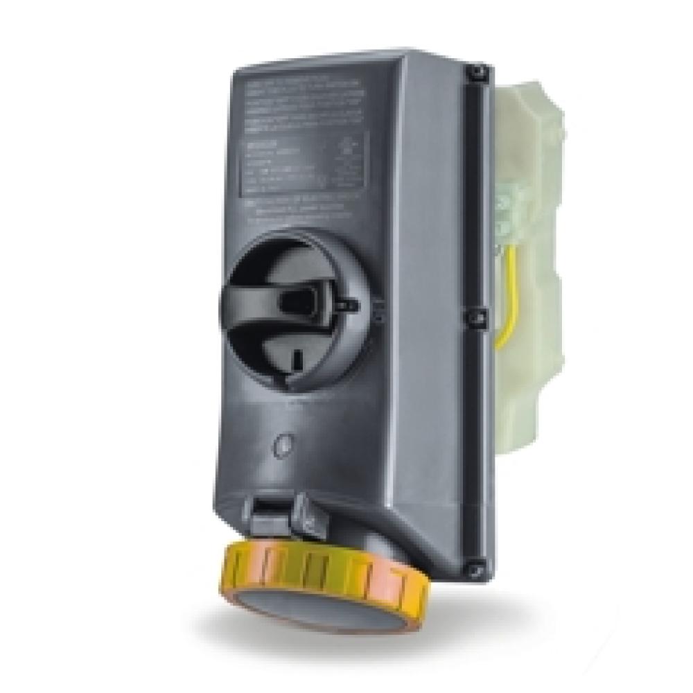 MECHANICAL INTERLOCK - 20A 2P 3W 4H 125V Yellow<span class=' ItemWarning' style='display:block;'>Item is usually in stock, but we&#39;ll be in touch if there&#39;s a problem<br /></span>