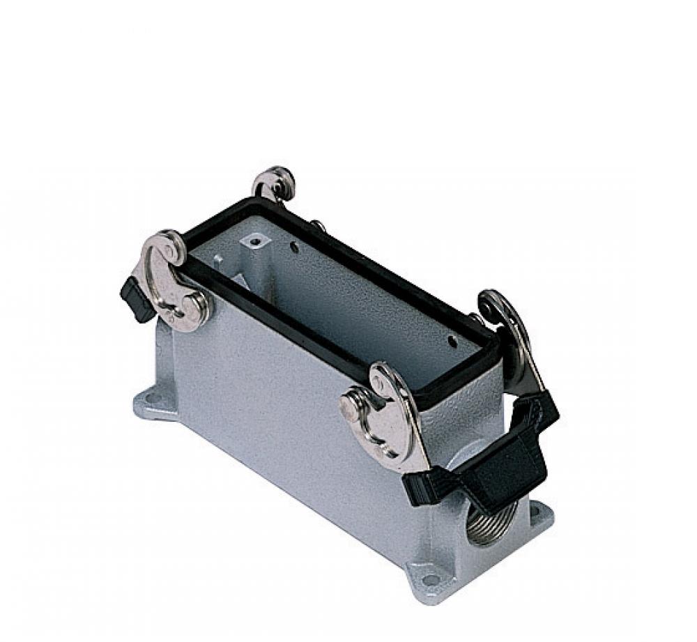 SURFACE MOUNTING BASE - 24P+Ground    DOUBLE LEVERS  DOUBLE PORT  CABLE GLAND PG 21x2<span class=' ItemWarning' style='display:block;'>Item is usually in stock, but we&#39;ll be in touch if there&#39;s a problem<br /></span>