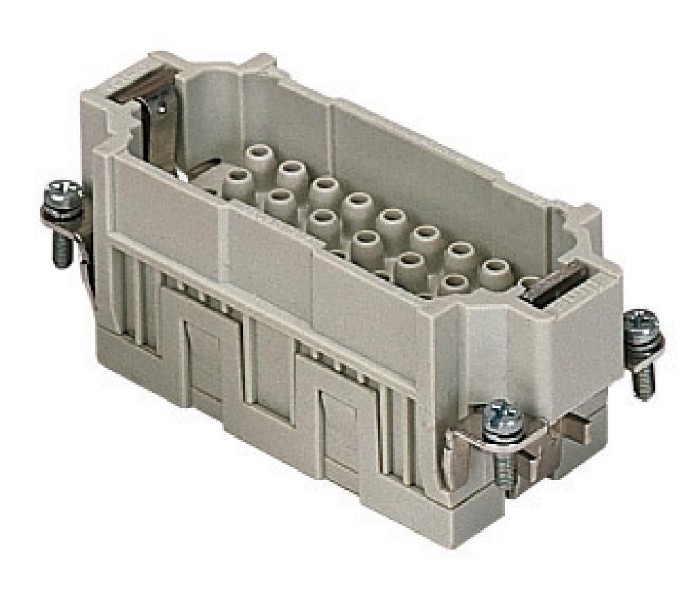 MALE INSERT - 32P+Ground  16A MAX - 600V  HIGH DENSITY CRIMP TERMINATION<span class=' ItemWarning' style='display:block;'>Item is usually in stock, but we&#39;ll be in touch if there&#39;s a problem<br /></span>