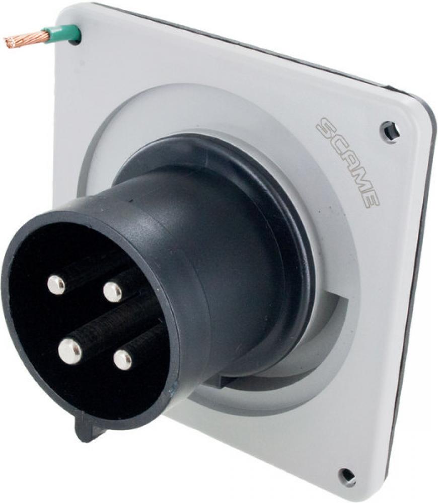 IP44 INLET 30A  3phase 600VAC  3P 4W  SPLASHPROOF<span class=' ItemWarning' style='display:block;'>Item is usually in stock, but we&#39;ll be in touch if there&#39;s a problem<br /></span>