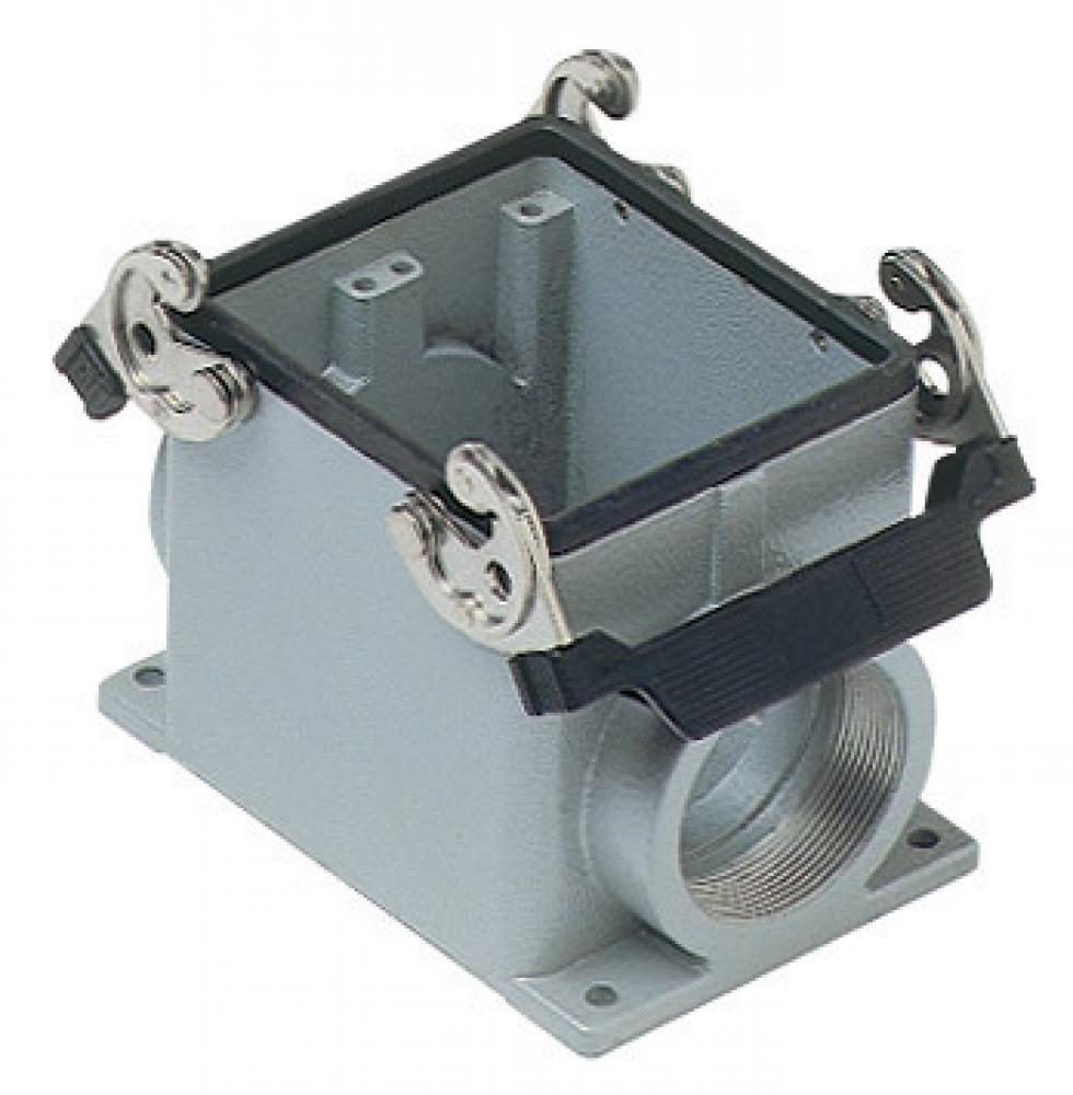 SURFACE MOUNTING BASE - 32P+Ground    DOUBLE LEVERS  SINGLE PORT  CABLE GLAND NPT 1<span class=' ItemWarning' style='display:block;'>Item is usually in stock, but we&#39;ll be in touch if there&#39;s a problem<br /></span>