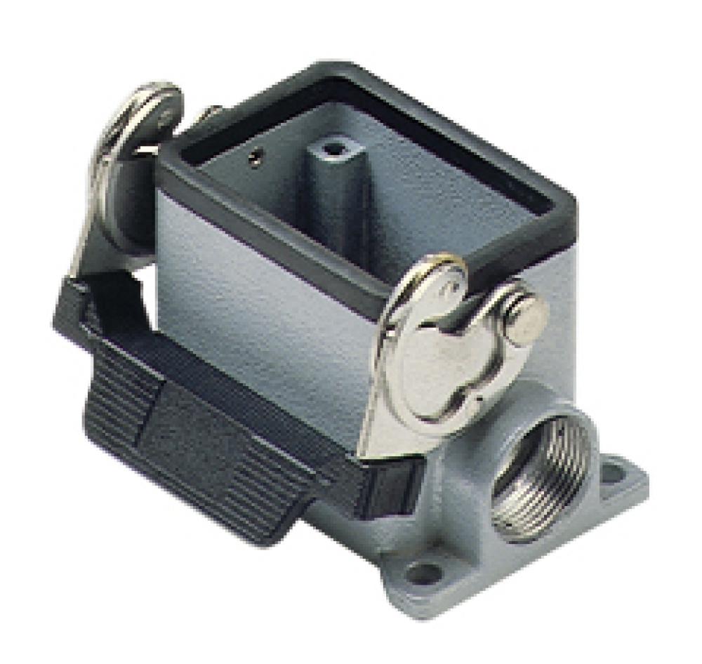 SURFACE MOUNTING BASE - 6P+Ground    SINGLE LEVER  DOUBLE PORT  CABLE GLAND PG 16x2<span class=' ItemWarning' style='display:block;'>Item is usually in stock, but we&#39;ll be in touch if there&#39;s a problem<br /></span>