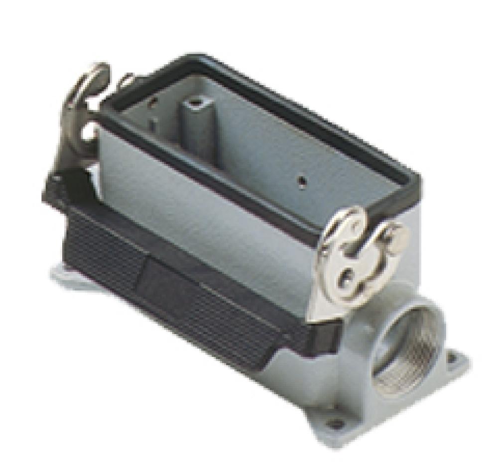 SURFACE MOUNTING BASE - 16P+Ground    SINGLE LEVER  DOUBLE PORT  CABLE GLAND PG 21x2<span class=' ItemWarning' style='display:block;'>Item is usually in stock, but we&#39;ll be in touch if there&#39;s a problem<br /></span>