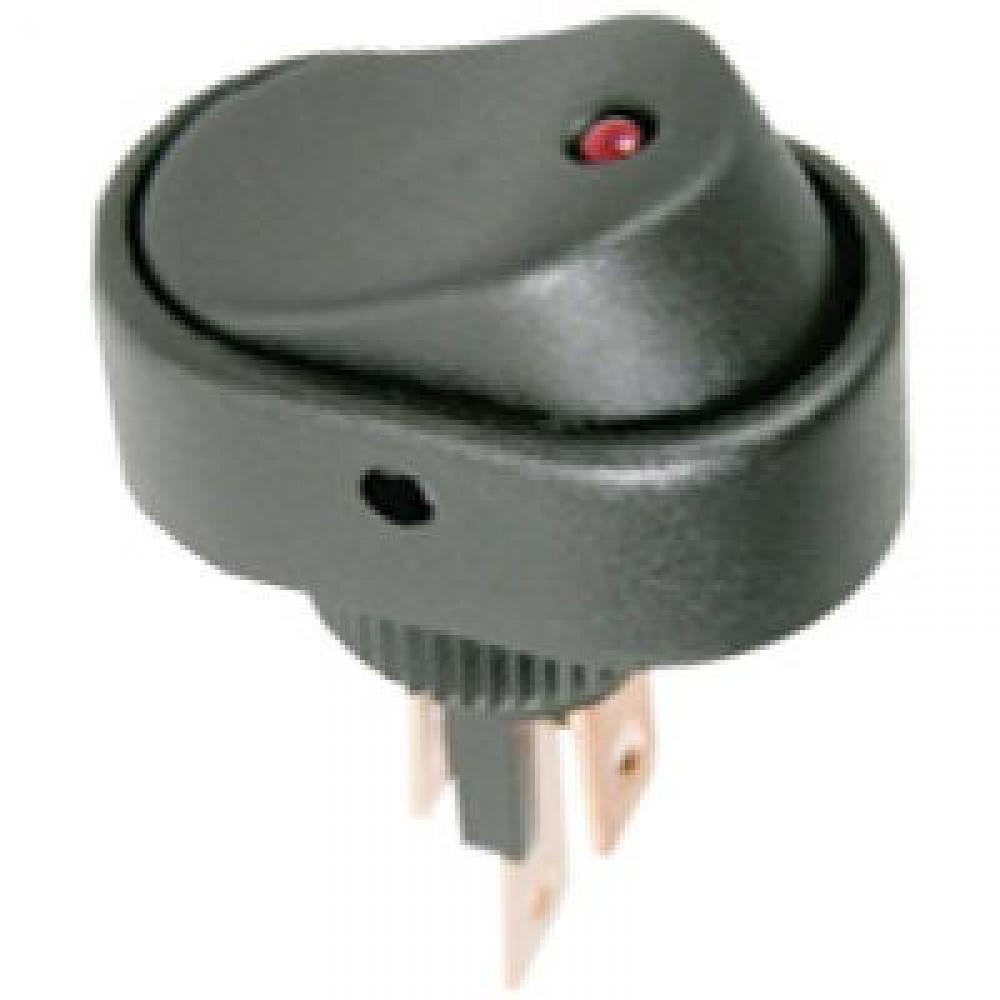 Switch Rocker On Off SPST 30A 12Vdc Green Oval<span class=' ItemWarning' style='display:block;'>Item is usually in stock, but we&#39;ll be in touch if there&#39;s a problem<br /></span>