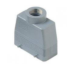 Techspan ETTP16D12 - HOOD - 16P+Ground    FOUR PEGS  TOP ENTRY  HIGH CONSTRUCTION  CABLE GLAND NPT 1