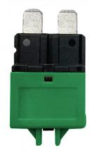 Techspan 766598 - CIRCUIT BREAKER MANUAL RESET STANDARD BLADE 30A GREEN