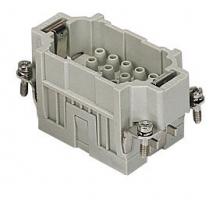 Techspan EQ18PC - MALE INSERT - 18P+Ground  16A MAX - 600V  HIGH DENSITY CRIMP TERMINATION