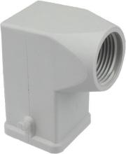 Techspan ATEP03SA2P - HOOD - 3 or 4P+Ground    TWO PEGS  TOP ENTRY  ANGLED  INSULATING TYPE  WHITE  PG 11