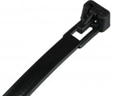 Techspan L-550R0C - CBL TIE 5Inch 50LB REL BLK 100PAK