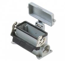 Techspan ES1L16SC5 - SURFACE MOUNTING BASE - 16P+Ground    SINGLE LEVER & COVER  SINGLE PORT  CABLE GLAND PG 21