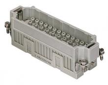 Techspan EQ92PC - MALE INSERT - 46P 47-96+Ground  16A MAX - 600V  HIGH DENSITY CRIMP TERMINATION