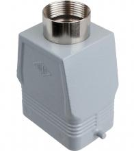 Techspan ETTP06S12 - HOOD - 6P+Ground    TWO PEGS  TOP ENTRY  HIGH CONSTRUCTION  CABLE GLAND NPT 1