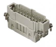 Techspan E32PG - MALE INSERT - 16P 17-32+Ground  16A MAX - 600V  CAGE CLAMP