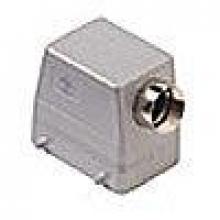 Techspan ASTP32D5 - HOOD - 32P+Ground    FOUR PEGS  SIDE ENTRY  HIGH CONSTRUCTION  CABLE GLAND PG 21