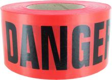 Techspan BT-332(1000) - DANGER DANGER RED 1000FT ROLL