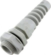 Techspan RFC09NA-GR - FLEX CONN .375in NPT  .15-.32in  GREY c/w O-ring and locknut