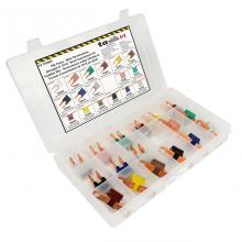 Techspan 766996 - 17PC Male PAL Fuses Assortment Kit - (Mini Flip Kit Series)