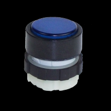 Techspan BS3DLBLUE - Illuminable Push Button Spring, Return,