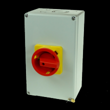 Techspan PE69-4063 - ISOLATOR 4P,63A,ENCLOSED IP65