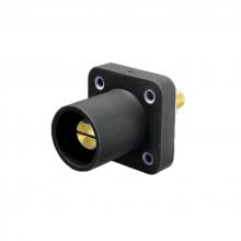 Techspan KL-150SMBK - Single Pole Male Receptacle