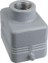 Techspan ETEP06S3 - HOOD - 6P+Ground    TWO PEGS  TOP ENTRY  CABLE GLAND PG 13.5