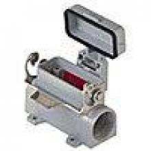 Techspan AS2L10SC5 - SURFACE MOUNTING BASE - 10P+Ground    SINGLE LEVER  DOUBLE PORT  CABLE GLAND PG 21x2