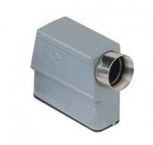 Techspan ASTP16S11 - HOOD - 16P+Ground    TWO PEGS  SIDE ENTRY  HIGH CONSTRUCTION  CABLE GLAND NPT 3/4