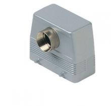 Techspan EFEP16D5 - HOOD - 16P+Ground    FOUR PEGS  FRONT ENTRY  HIGH CONSTRUCTION  CABLE GLAND PG 21