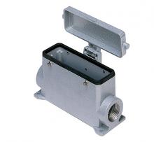 Techspan ES1P24DC11 - SURFACE MOUNTING BASE - 24P+Ground    FOUR PEGS & COVER  SINGLE PORT  NPT 3/4