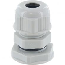 Techspan RDC09AA-GR - DOME CONN Pg9  .15-.32in  GREY c/w O-ring and locknut