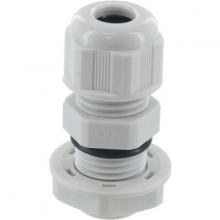 Techspan RDC07AA-GR - DOME CONN Pg7  .11-.26in  GREY c/w O-ring and locknut