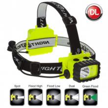 Techspan XPP-5458G - Intrinsically Safe LED Headlamp- 130 Lumens- Green Flood