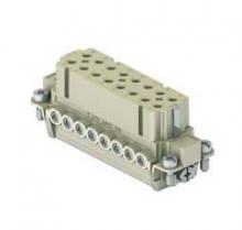 Techspan A32RS - FEMALE INSERT - SCREW TERMINAL  16P+Ground  10A MAX - 600V