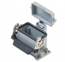 Techspan ES1L10SC4 - SURFACE MOUNTING BASE - 10P+Ground    SINGLE LEVER & COVER  SINGLE PORT  CABLE GLAND PG 16