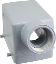 Techspan ASEP32D5 - HOOD - 32P+Ground    FOUR PEGS  SIDE ENTRY  CABLE GLAND PG 21