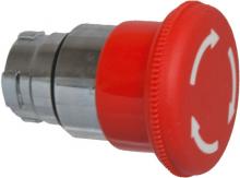 Techspan PB-BS54 - Mushroom Hd Twist Rel Acttr, red 40mm