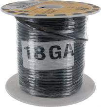 Techspan 768600 - WIRE TEW 18GA BLACK 30M 98FT