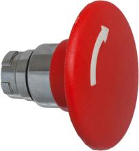 Techspan PB-BS64 - Mushroom Hd Twist Rel Acttr, red 60mm