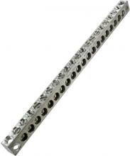 Techspan NA414 - Aluminum Neutral bar, Tin Plated, 14-4 awg Copper and Aluminum, 20 circuits