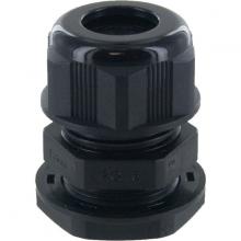 Techspan RDC16AA - DOME CONN Pg16  .39-.56in  BLACK c/w O-ring and locknut