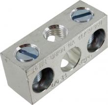 Techspan NA417 - Aluminum Neutral bar, Tin Plated, 14-2/0 awg Copper and Aluminum, 2 circuits